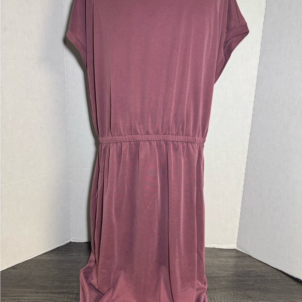Nicole Miller Dusty Rose Midi Dress